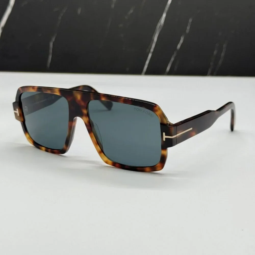 NEW TOM FORD CAMDEN TF933 53V SUNGLASSES MEN HAVANA AVIATOR EYEWEAR FT0933/S